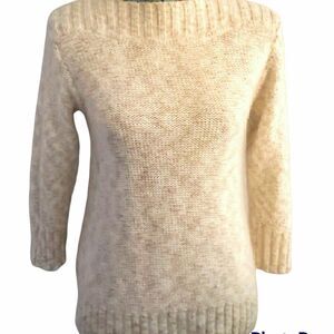 Michael Stars 3/4 sleeve beige sweater!